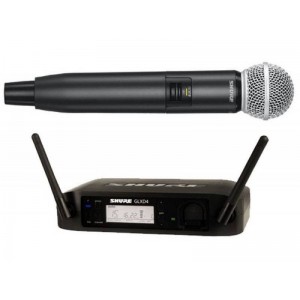 SHURE GLXD24E/SM58 Z2 2.4 GHz цифровая вокальная радиосистема с ручным передатчиком SM58, SHURE