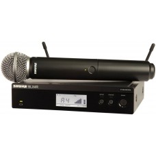 SHURE BLX24RE/B58 K3E 606-630 MHz радиосистема вокальная с капсюлем микрофона BETA 58. Кронштейны для крепления в рэк