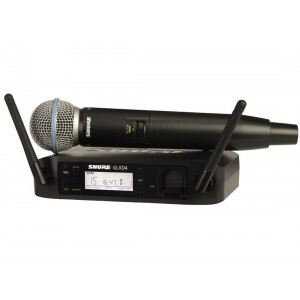 SHURE GLXD24E/B58 Z2 2.4 GHz цифровая вокальная радиосистема с капсюлем динамического микрофона BETA 58, SHURE