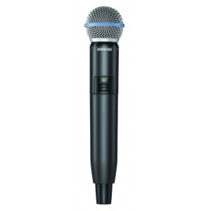 SHURE GLXD2/B58 Z2 2.4 GHz ручной передатчик для цифровых радиосистем с капсюлем динамического микрофона BETA 58, SHURE