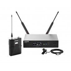 SHURE QLXD14E/150/C P51 радиосистема с поясным передатчиком QLXD1 и петличным микрофоном MX150C (кардиоидный)