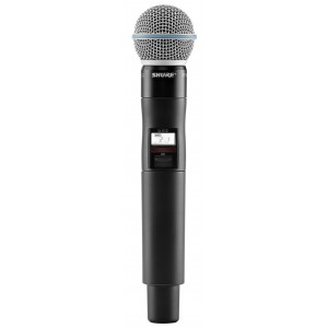 SHURE QLXD2/B58 P51 710 - 782 MHz ручной передатчик серии QLXD с капсюлем микрофона BETA58, SHURE