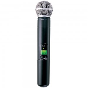 SHURE SLX2/SM58 P4 702 - 726 MHz ручной передатчик системы SLX с микрофонным капсюлем SM58, SHURE