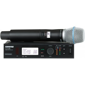 SHURE ULXD24E/B87A P51 710 - 782 MHz цифровая радиосистема с ручным передатчиком Beta87A, SHURE