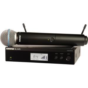 SHURE SLX24E/SM86 P4 702 - 726 MHz профессиональная радиосистема с ручным передатчиком SM86, SHURE