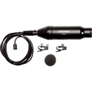 SHURE SM93 конденсаторный всенапр. петличный микрофон, SHURE