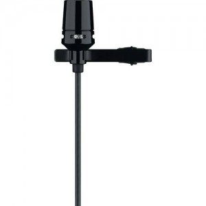 SHURE CVL-B/C-TQG направленный кардиоидный петличный микрофон, цвет черный, SHURE