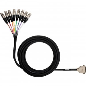 SHURE DB25-XLRF соединительный кабель с разъемами DB25 и XLR Female, длина 7,6 метров, SHURE