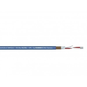 SOMMER CABLE DMX cable 2x0.22 100m bk SC-Semicolon , SOMMER