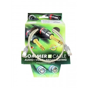 SOMMER CABLE CAT-5 cable FTP 0.6m gy , SOMMER