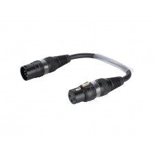 SOMMER CABLE Adaptercable 3pin XLR(F)/5pin XLR(M)0.15m 