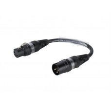 SOMMER CABLE Adaptercable XLR(M)/XLR(M) 0.15m bk 