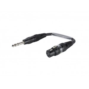SOMMER CABLE Adaptercable XLR(M)/Jack stereo 0.15m bk , SOMMER