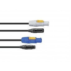 SOMMER CABLE Combi Cable DMX PowerCon/XLR 10m 