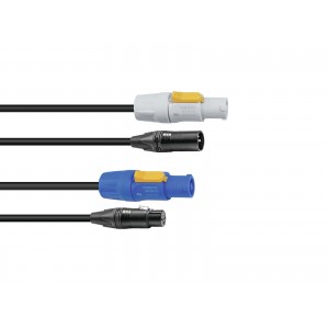 SOMMER CABLE Combi Cable DMX PowerCon/XLR 10m , SOMMER