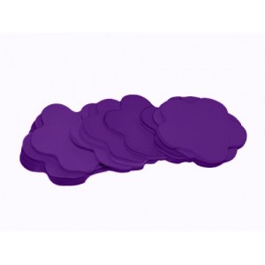 TCM FX Slowfall Confetti Flowers 55x55mm, purple, 1kg 