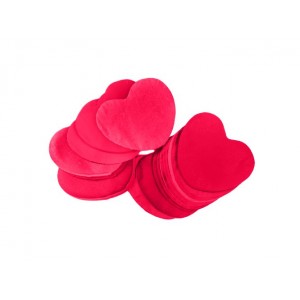 TCM FX Slowfall Confetti Hearts 55x55mm, red, 1kg 