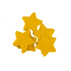 TCM FX Slowfall Confetti Stars 55x55mm, yellow, 1kg 