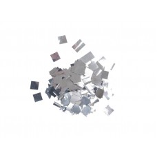 TCM FX Metallic Confetti square 18x18mm, silver, 1kg 