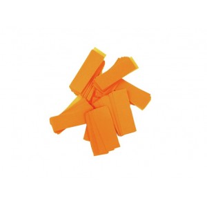 TCM FX Slowfall Confetti rectangular 55x18mm, neon-orange, uv active, 1kg 