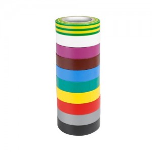 580813 RNB 10 - Insulating Tape 0.13 x 15 mm x 10 m set of 10 colors, ADAM HALL