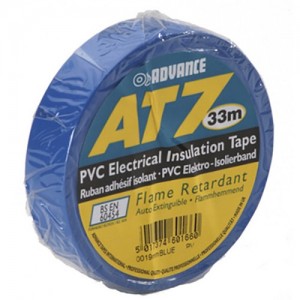 5808 BLU - PVC Insulating Tape blue 19 mm x 33m, ADAM HALL