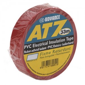 5808 RED - PVC Insulating Tape red 19 mm x 33m, ADAM HALL