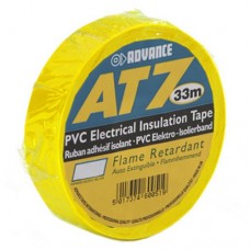 5808 YEL - PVC Insulating Tape yellow 19 mm x 33m
