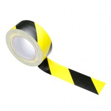 5865050 - Cloth-Warning-Tape 50mm x 25m black/yellow