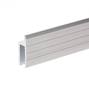 6126 - Aluminium h-Section for 7 mm Rack Doors, ADAM HALL