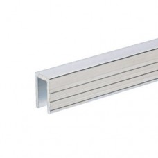 6200 - Aluminium Capping Channel for 7 mm Dividing Wall