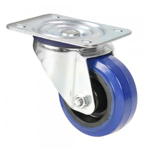 372081 - Swivel Castor 80 mm with blue Wheel, ADAM HALL