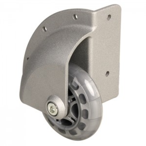 37500 S - Corner Mount Castor with soft Wheel 75 mm, ADAM HALL