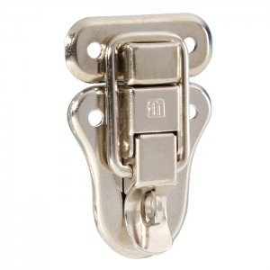 16081 - Drawbolt large padlockable nickel plated, ADAM HALL