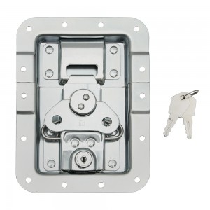 172511 L - Butterfly Latch V3 large lockable cranked 14 mm deep, ADAM HALL