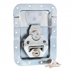17251 LS - Butterfly Latch large with Spring lockable cranked 14 mm deep