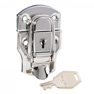 1905 - Drawbolt medium chrome-plated lockable, ADAM HALL