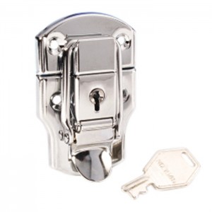 1909 - Drawbolt medium chrome-plated lockable, ADAM HALL