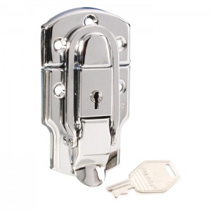 1912 - Drawbolt large chrome-plated lockable, ADAM HALL