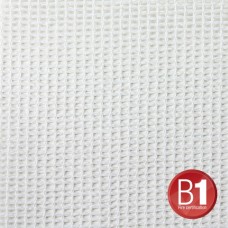 0157 X 34 W - Gauze, material 202 3x4m with eyelets, white