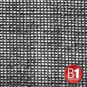 0158100 B - Gauze, material 203 sold by the meter, 3m wide, black, ADAM HALL
