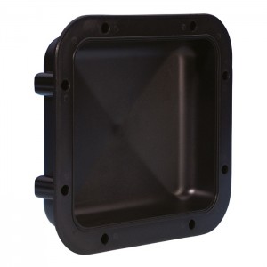 34030 - Plastic Dish for Mounting inside Handle Cutouts black, ADAM HALL