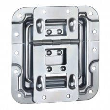 270755 - Lid Stay cranked with Hinge Click-Stop Function and Rivet Protection
