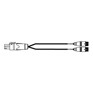 Адаптер NLT8F 2 линии в 2 x EP5F, d&b audiotechnik