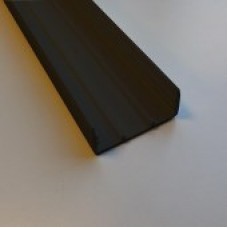 VC-Dot 9 Plastic Mounting Profile Black 1.2m