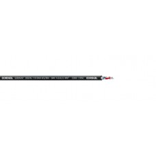 Cordial CDMX 1 FRNC цифровой кабель, безгалогенный негорючий, 1 пара, 0,22 мм2, 4,6 мм, черный