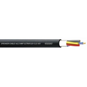 Cordial CLS 425 акустический кабель 4x2,5 мм2, 10,6 мм, черный