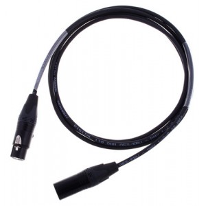 Cordial CDX 20-1 DMX-кабель XLR female 5-контактный/XLR male 5-контактный, разъемы Neutrik, 20,0 м, черный