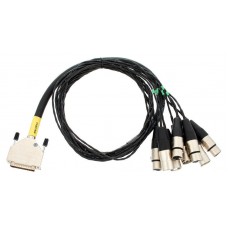 Cordial CFD 5 DFMT цифровой кабель D-Sub/4xXLR female+4xXLR male, 5,0 м, черный