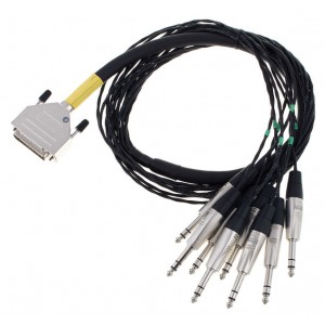 Cordial CFD 5 DVT цифровой кабель D-Sub/8xджек стерео 6,3 мм, 5,0 м, черный